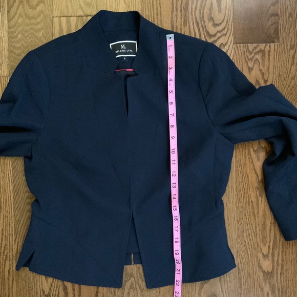 MELANIE LYNE Blazer Navy Blue. Size 8. - Picture 6 of 7
